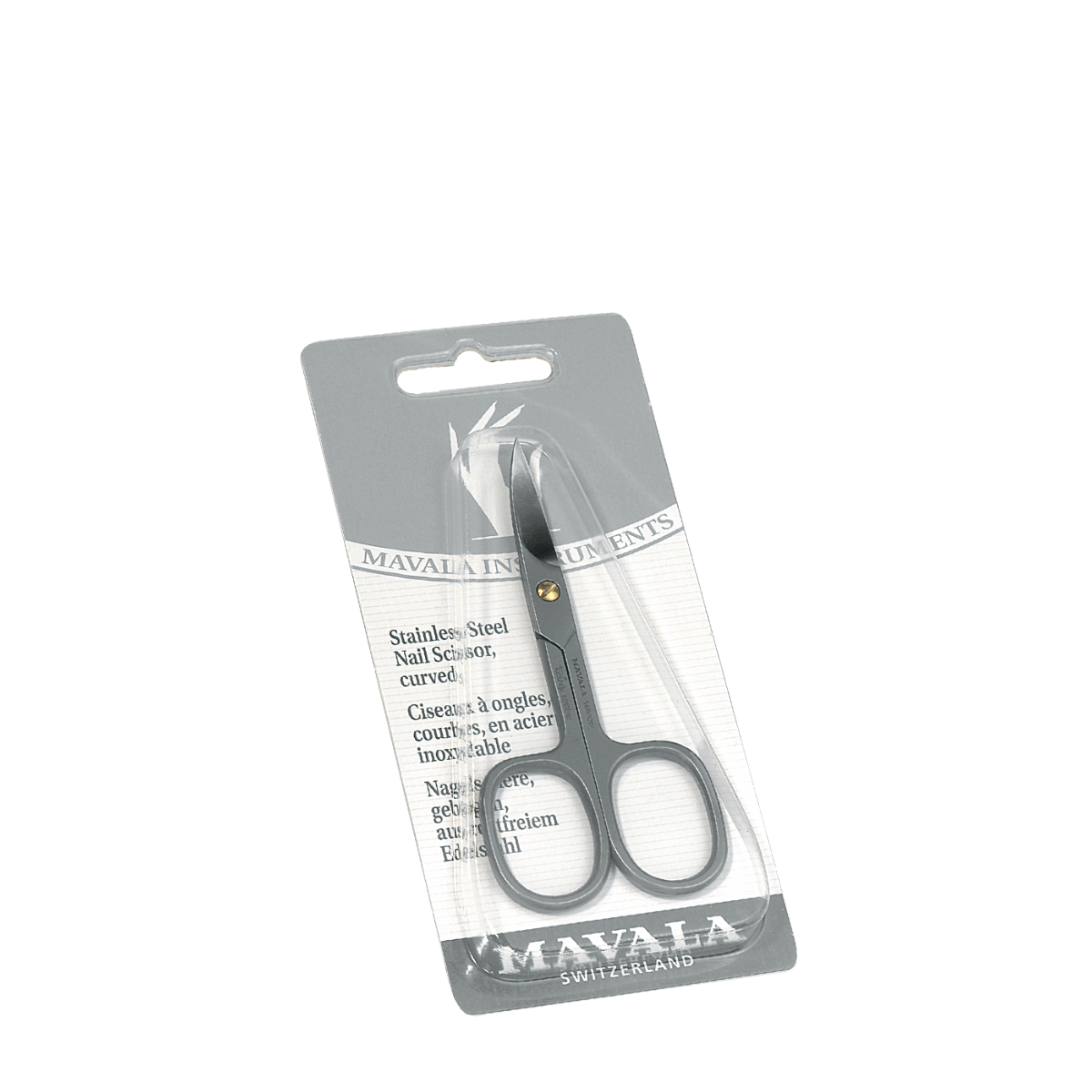 Stainless Steel Nail Scissors, Curved